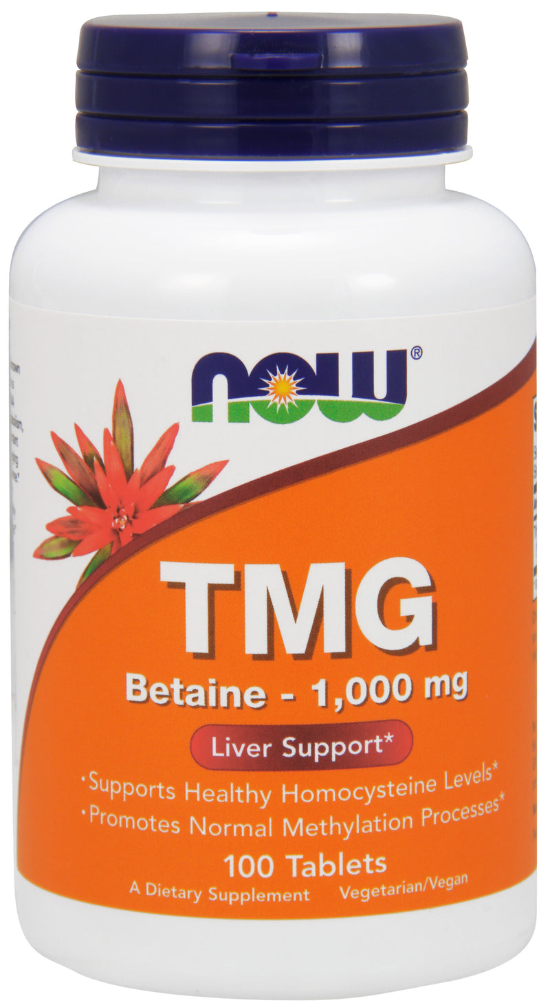 TMG Betaine 1,000 mg 100 Tablets