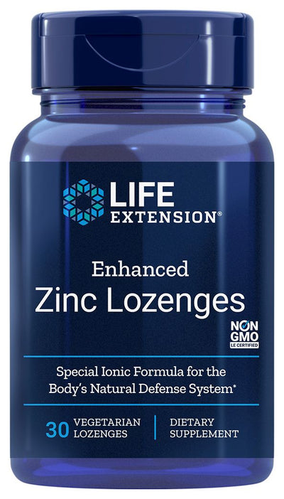 Enhanced Zinc Lozenges 30 Vegetarian Lozenges