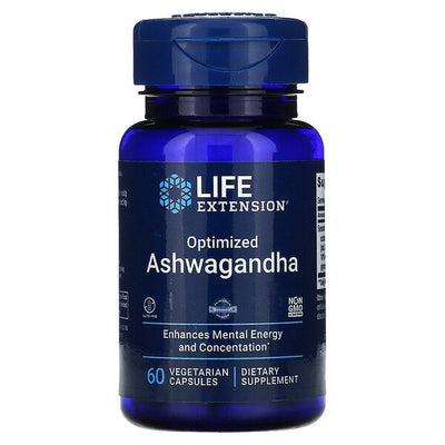 Optimized Ashwagandha Extract 60 Vegetarian Capsules by Life Extension best price