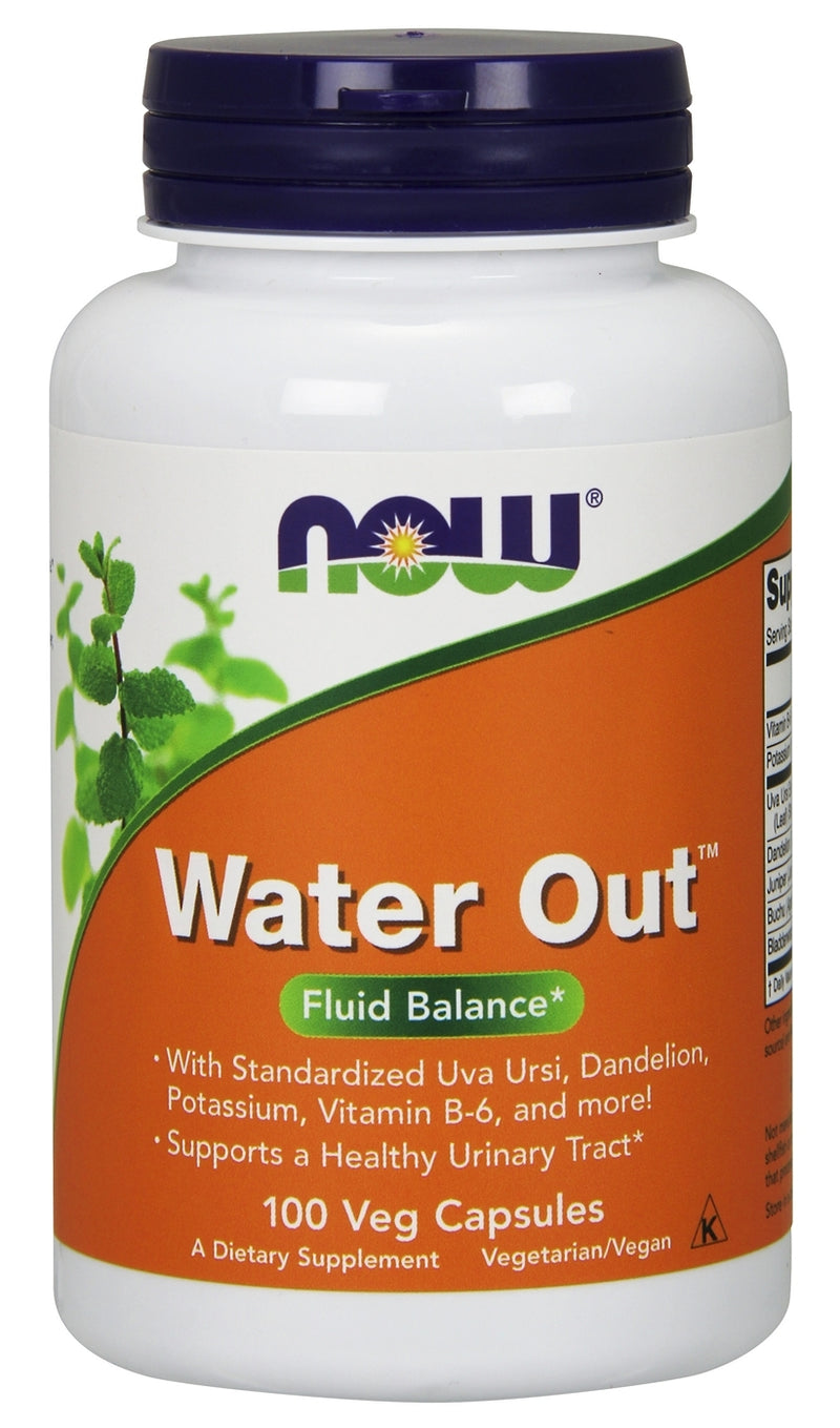 Water Out 100 Veg Capsules | By Now Foods - Best Price