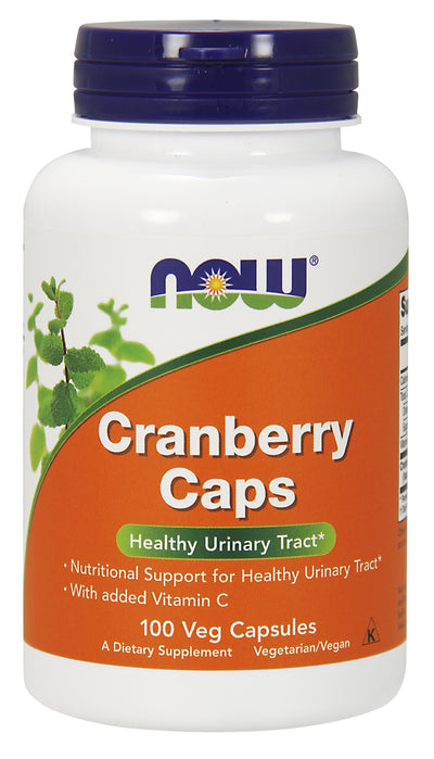 Cranberry Caps 100 Veg Capsules | By Now Foods - Best Price