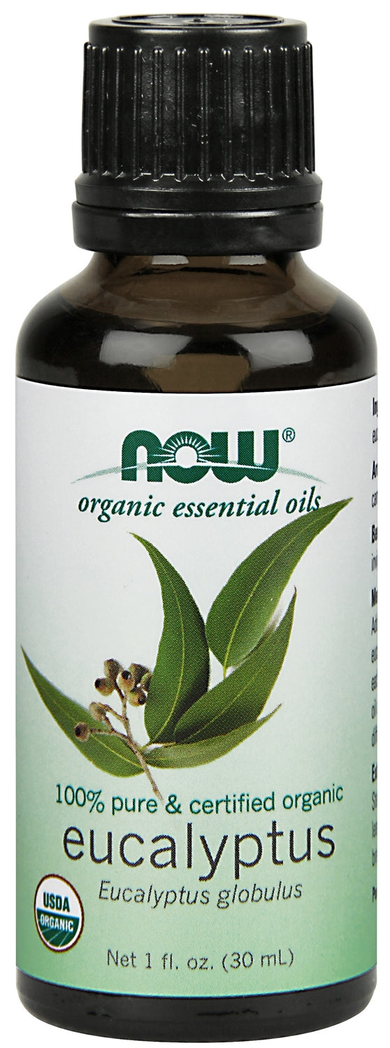 Eucalyptus Oil Certified Organic 1 fl oz (30 ml) | By Now Essential Oils - Best Price