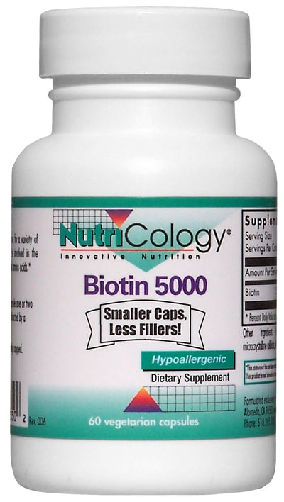 Biotin 5000 60 Vegetarian Capsules