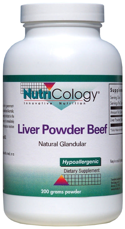 Liver Powder Beef Natural Glandular 200 g