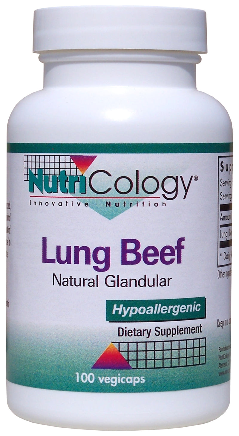 Lung Beef Natural Glandular 100 Vegicaps