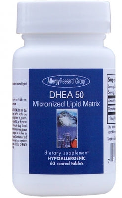 DHEA 50 mg Micronized Lipid Matrix 60 Scored Tablets by Allergy Research best price