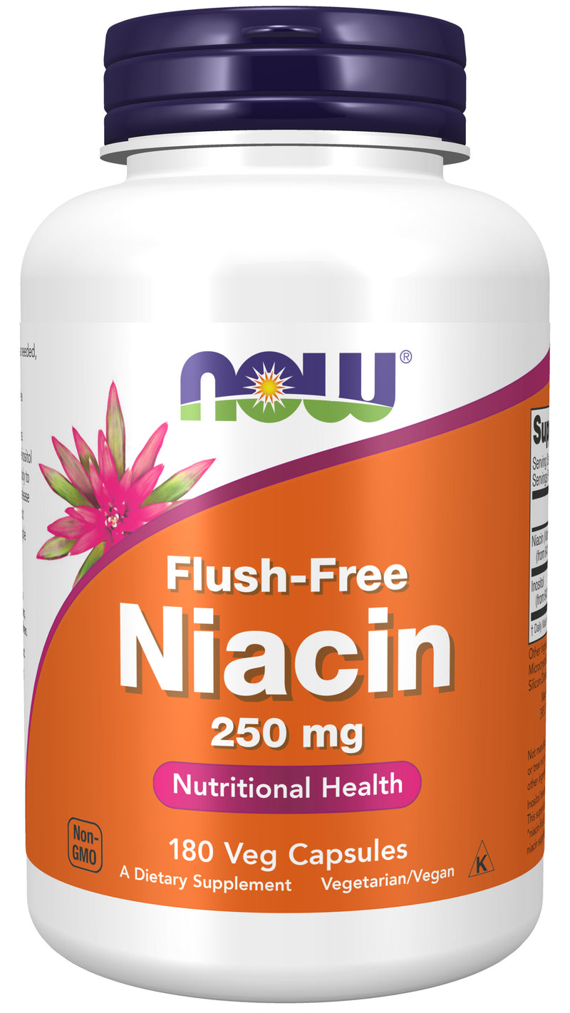 Flush-Free Niacin 250 mg 180 Veg Capsules
