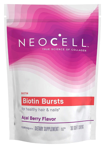 Biotin Bursts Brazilian Acai Berry 30 Soft Chews
