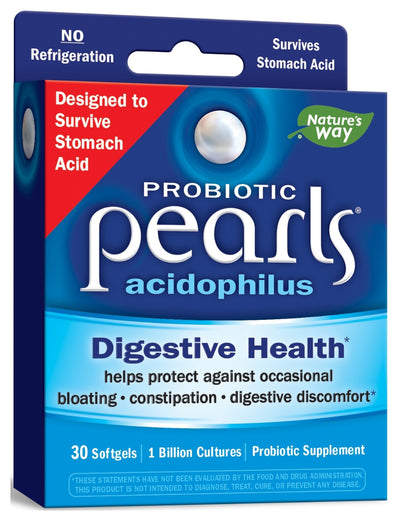 Probiotic Pearls Acidophilus 30 Once Daily Softgels