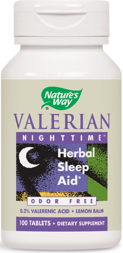 Valerian Nighttime 100 Tablets