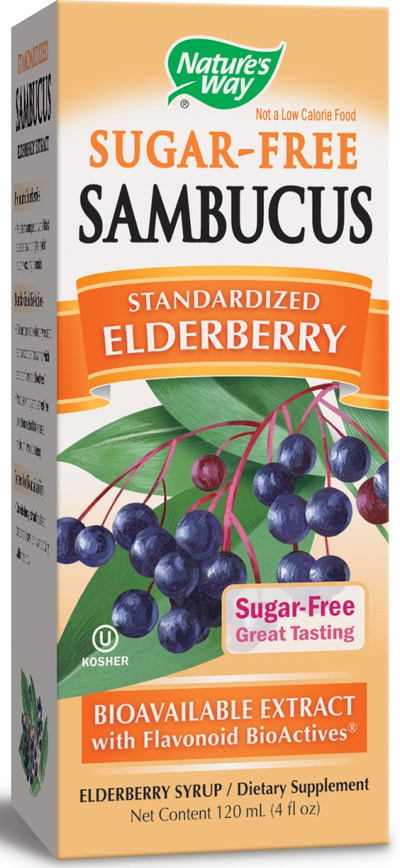 Sugar-Free Sambucus Elderberry Syrup 120 ml (4 fl oz)