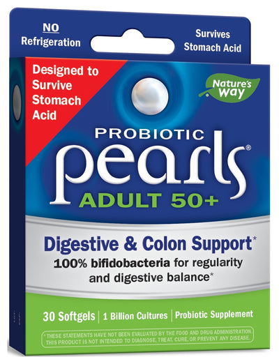 Probiotic Pearls Adult 50+ 30 Softgels