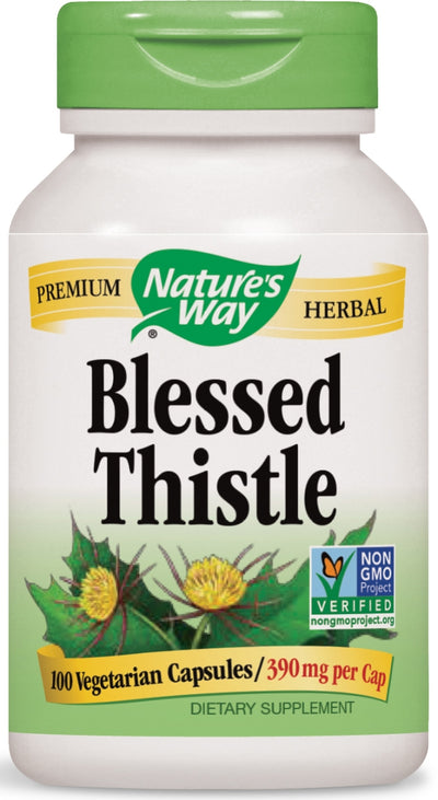 Blessed Thistle 390 mg 100 Vegetarian Capsules