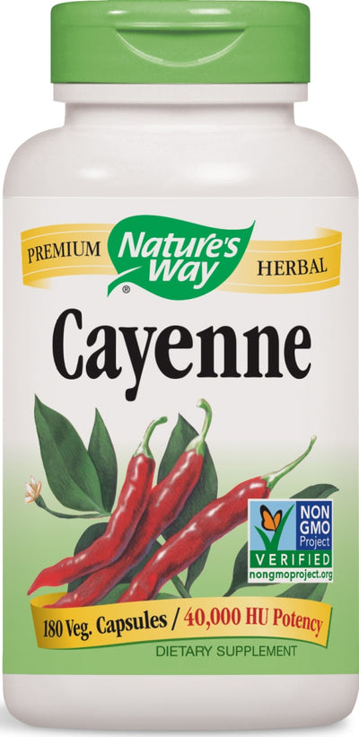 Cayenne 40,000 HU Potency 180 Veg Capsules