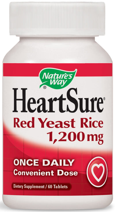 HeartSure Red Yeast Rice 1200 mg 60 Tablets