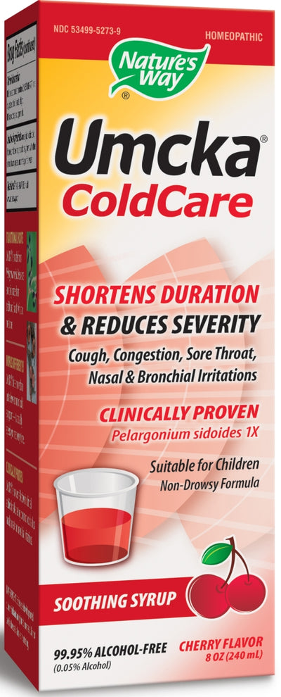 Umcka ColdCare Soothing Syrup Cherry Flavor 8 fl oz (240 ml)