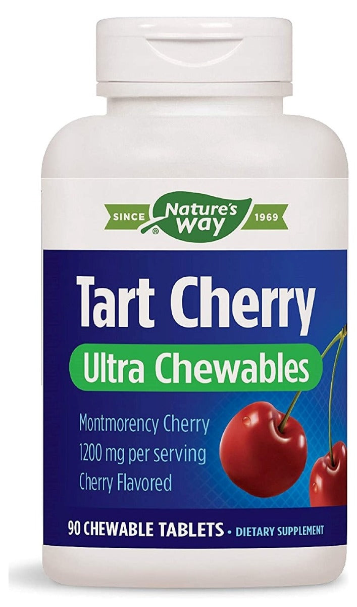 Tart Cherry Ultra Chewable Montmorency Cherry 90 Chewable Tablets