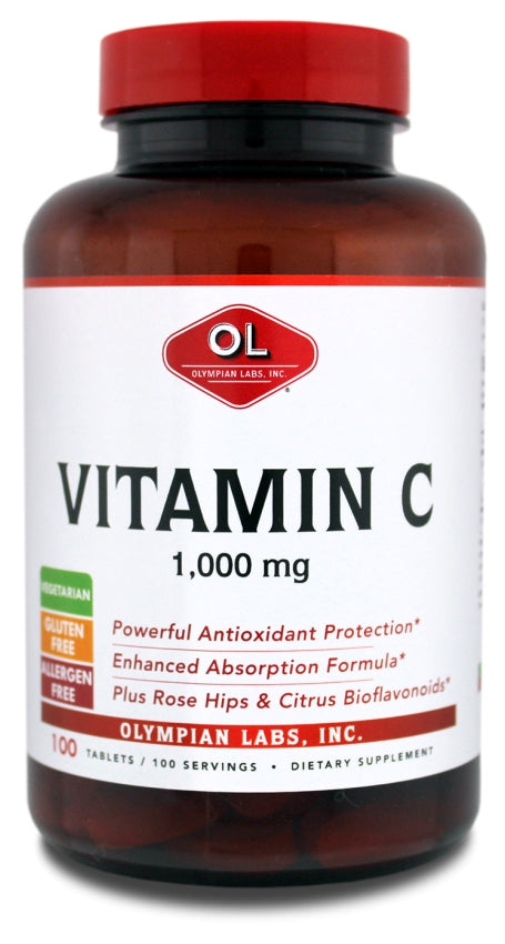 Vitamin C 1,000 mg 100 Tablets