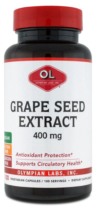 Grape Seed Extract 400 mg 100 Vegetarian Capsules