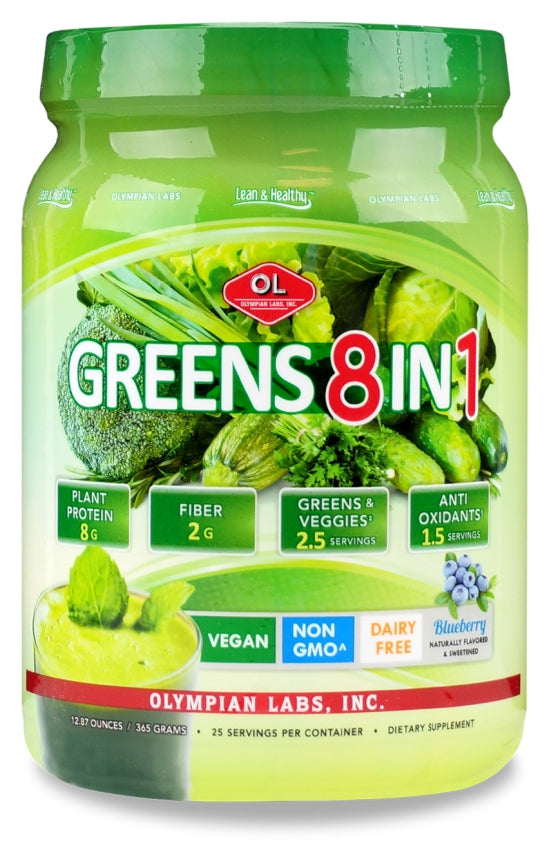 Greens 8 in 1 Blueberry Flavor 12.87 oz (365 g)