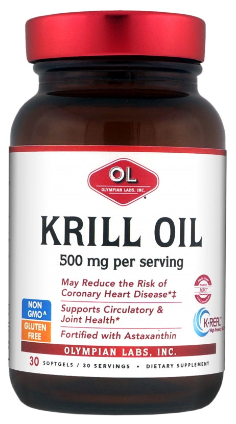 Krill Oil 500 mg 30 Softgels