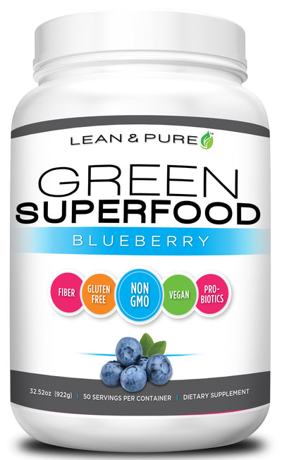 Lean & Pure Green Superfood Blueberry 32.52 oz (922 g)