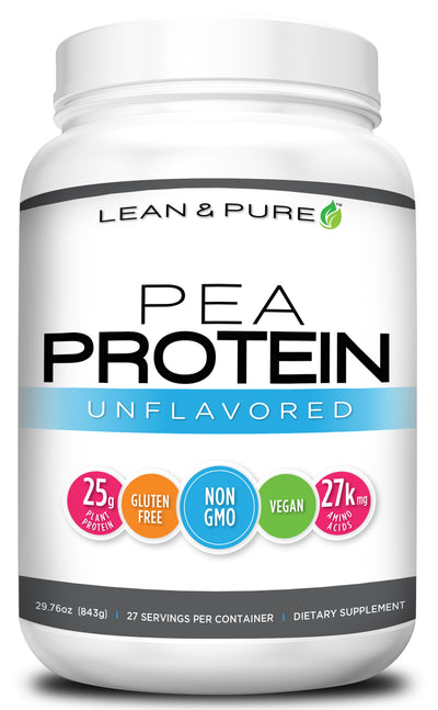 Lean & Pure Pea Protein Unflavored 29.76 oz (843 g)