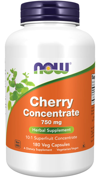 Black Cherry 750 mg 180 Veg Capsules | By Now Foods - Best Price