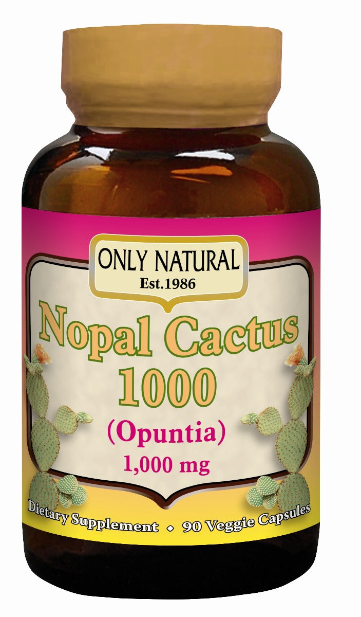 Nopal Cactus 1000 (Opuntia) 1000 mg 90 Veggie Capsules