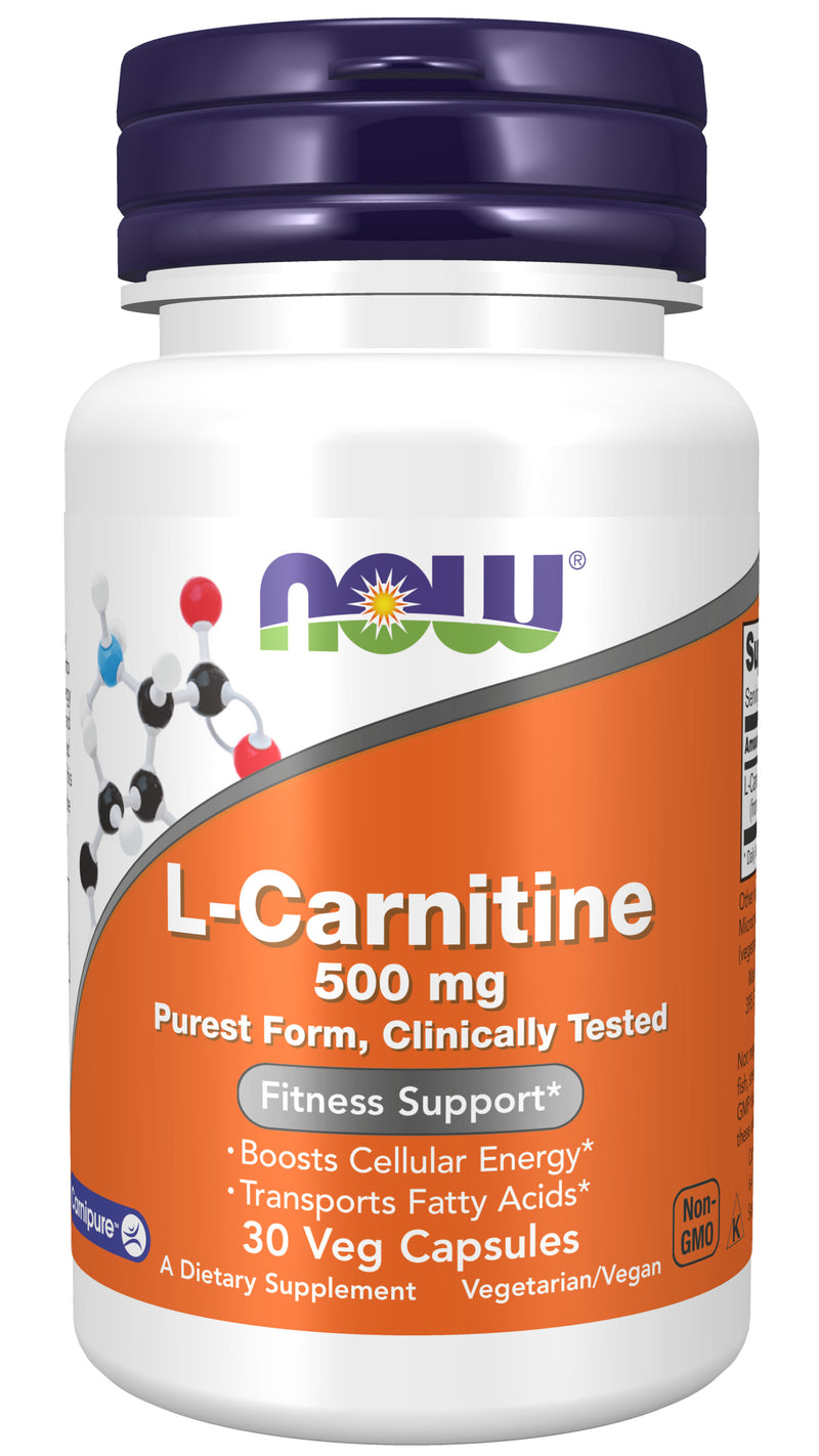 L-Carnitine 500 mg 30 Veg Capsules