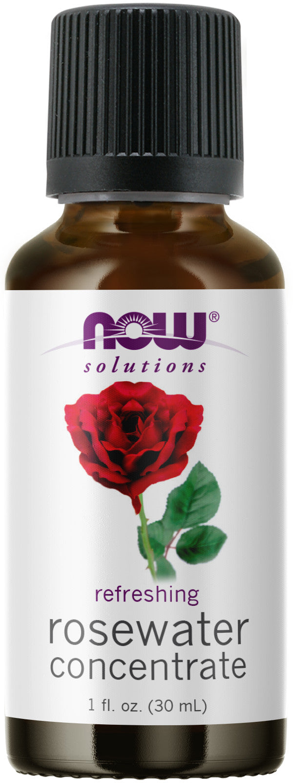 Now Solutions - Rosewater Concentrate 1 fl oz (30 ml)