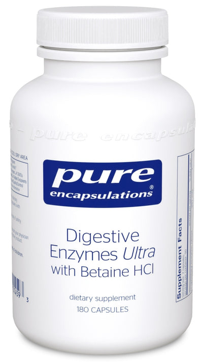 Digestive Enzymes Ultra With Betaine HCI 180 Capsules
