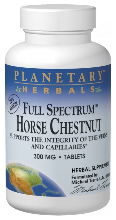 Full Spectrum Horse Chestnut 300 mg 120 Tablets