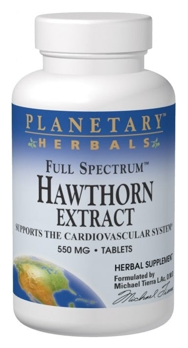 Full Spectrum Hawthorn Extract 550 mg 60 Tablets