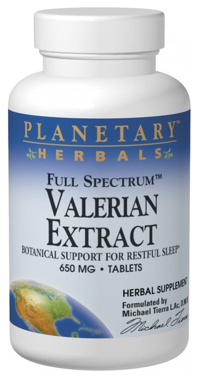 Full Spectrum Valerian Extract 650 mg 60 Tablets