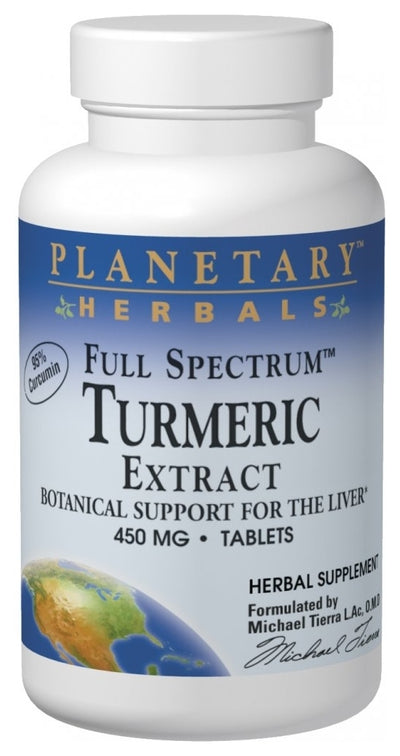Full Spectrum Turmeric Extract 450 mg 120 Tablets