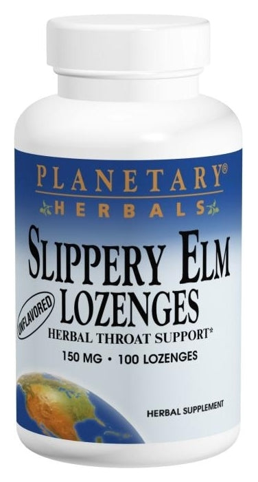 Slippery Elm Lozenges Unflavored 150 mg 200 Lozenges