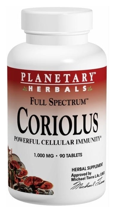 Full Spectrum Coriolus 1,000 mg 90 Tablets