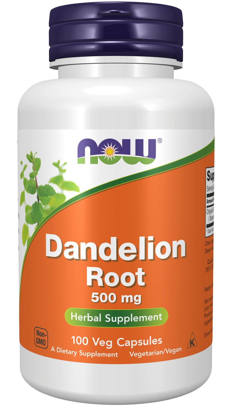 Dandelion Root 500 mg 100 Veg Capsules
