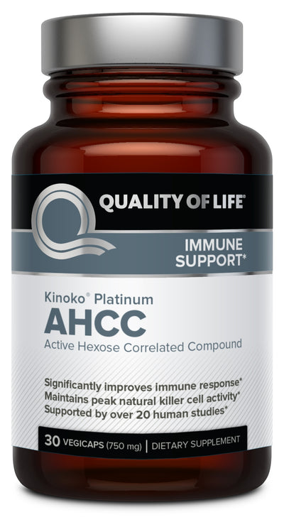 Kinoko Platinum AHCC 750 mg 60 Vegicaps