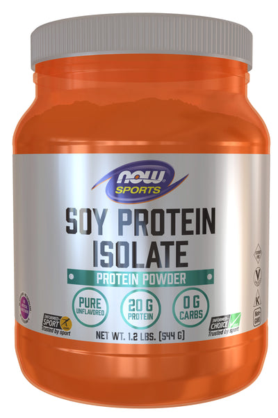 Soy Protein Isolate, Unflavored Powder - 1.2 lbs.