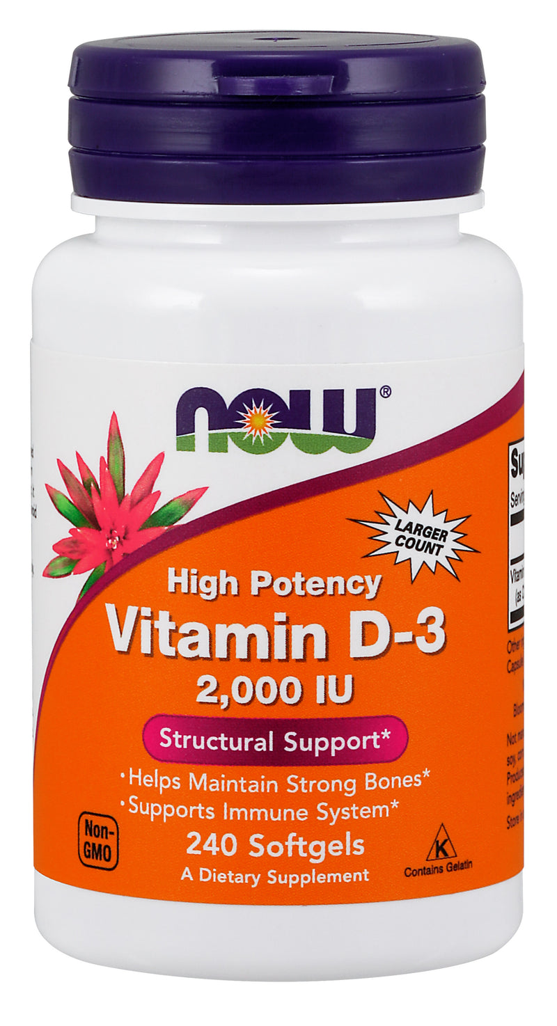 Vitamin D-3 2,000 IU 240 Softgels