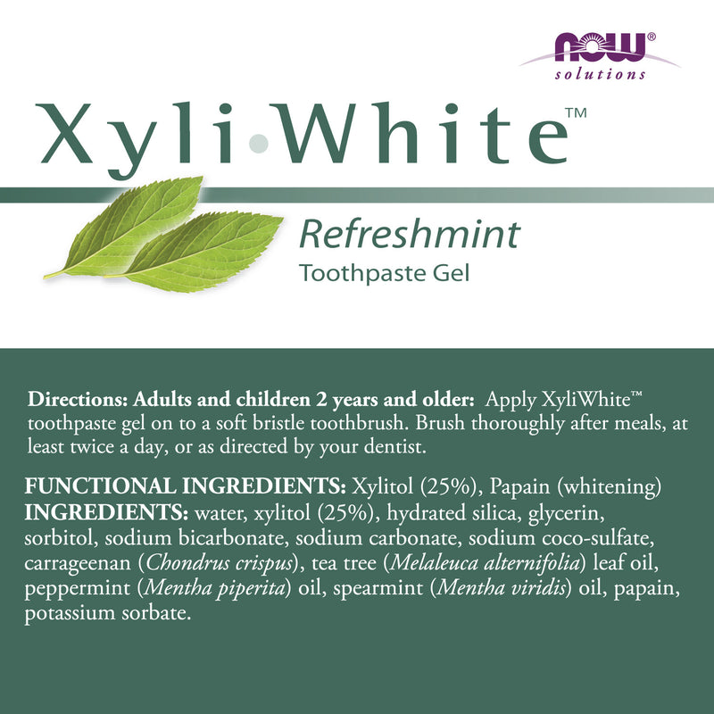 XyliWhite Refreshmint Toothpaste Gel 6.4 oz (181 g) | By Now Foods - Best Price
