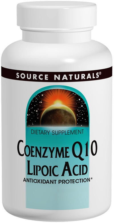 Coenzyme Q10 30 mg Lipoic Acid 30 mg 60 Capsules