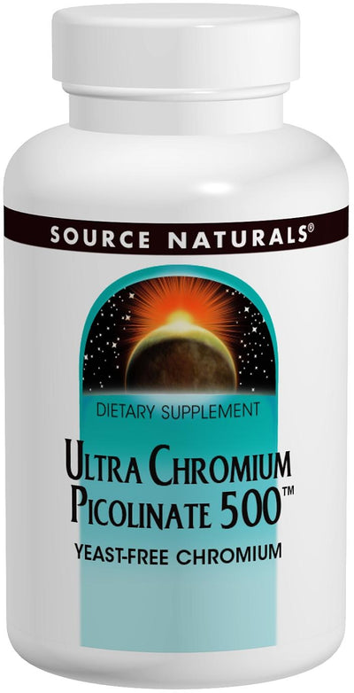 Ultra Chromium Picolinate 500 mcg 120 Tablets