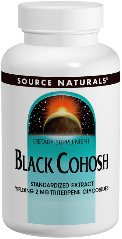 Black Cohosh Standardized Extract 80 mg 120 Tablets