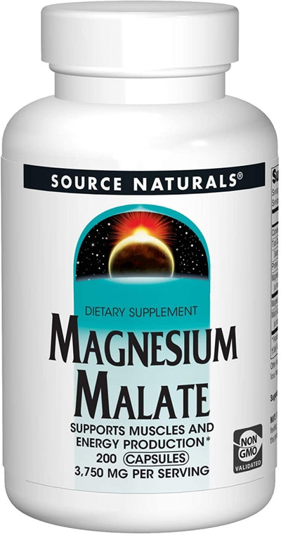 Magnesium Malate 3,750 mg 200 Capsules