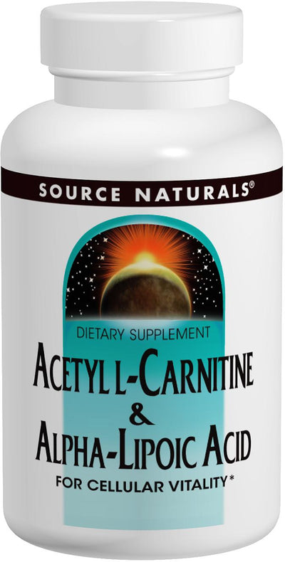 Acetyl L-Carnitine & Alpha Lipoic Acid 650 mg 60 Tablets
