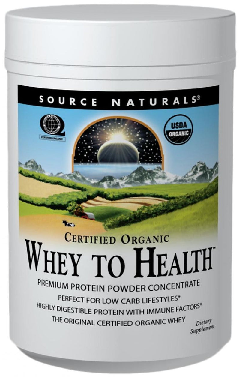Whey to Health Organic Premium Protein Powder Concentrate 10 oz (283.75 g)