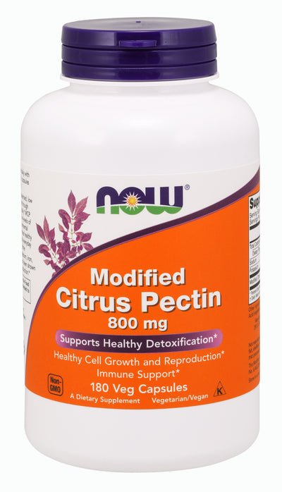Modified Citrus Pectin 800 mg 180 Veg Capsules | By Now Foods - Best Price